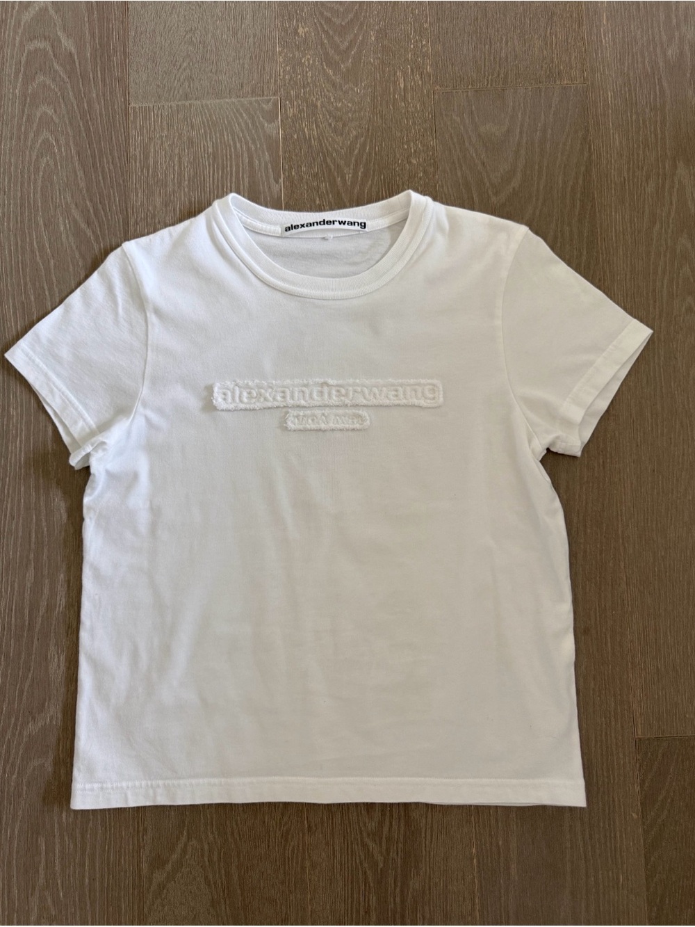 Alexander Wang White Logo Tee